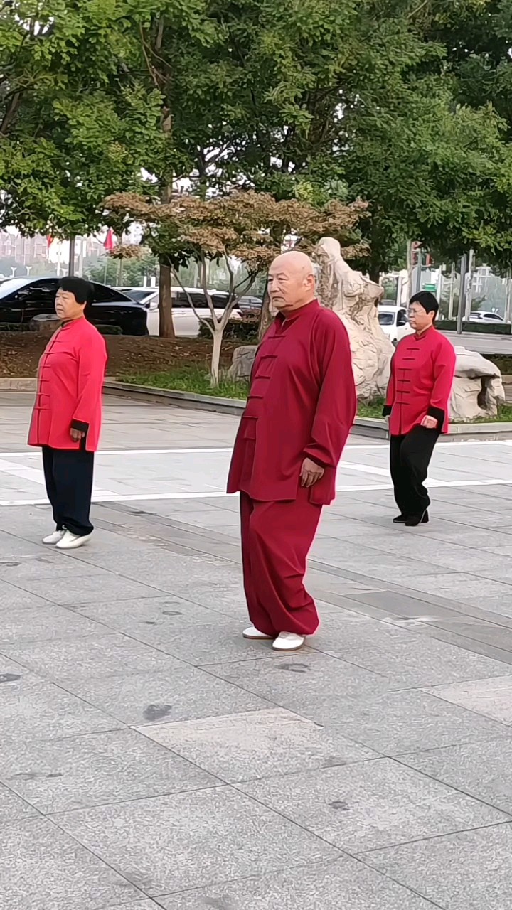 生活需要舒缓慢半拍（临沂费县文昌湖老年太极队晨练掠影）