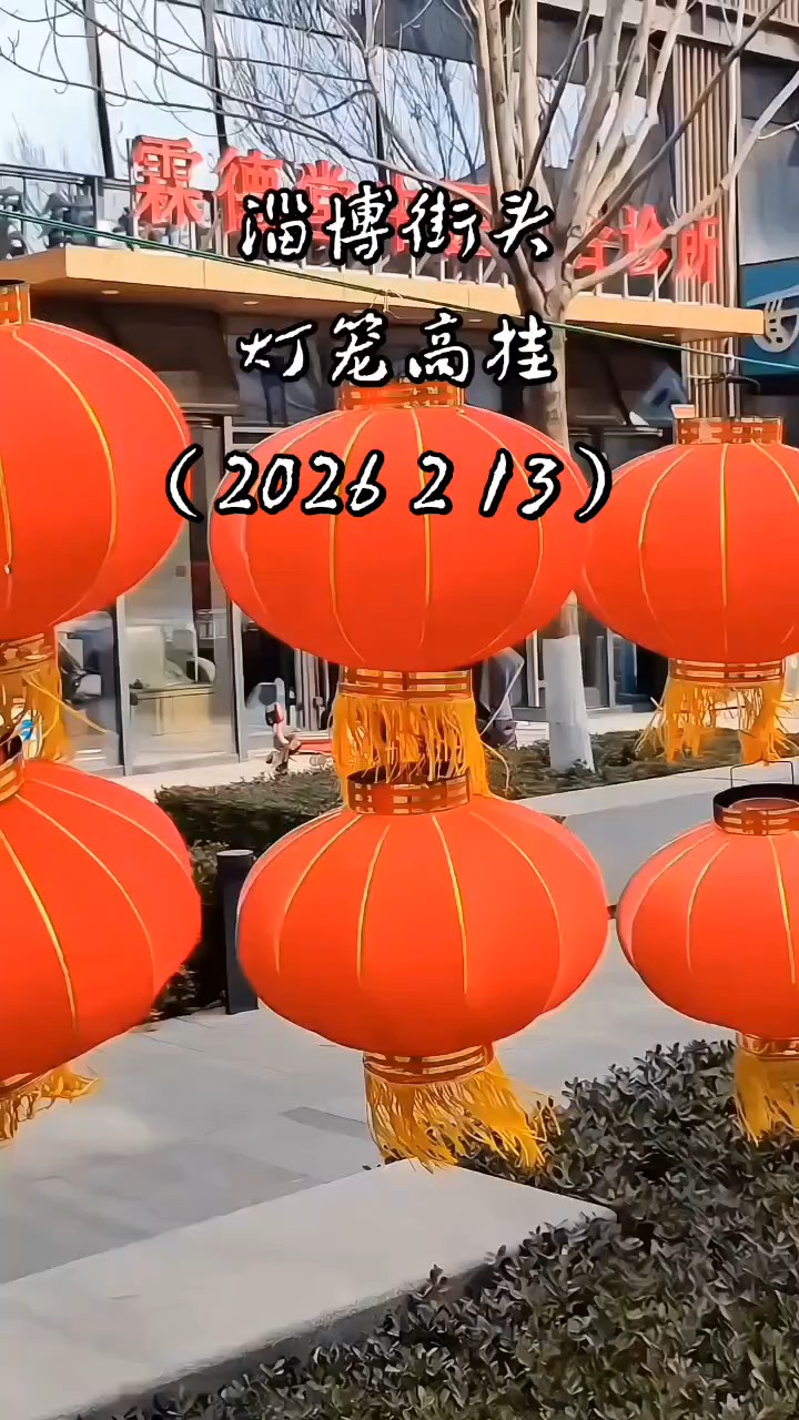 大红灯笼高高挂，欢天喜地过新年