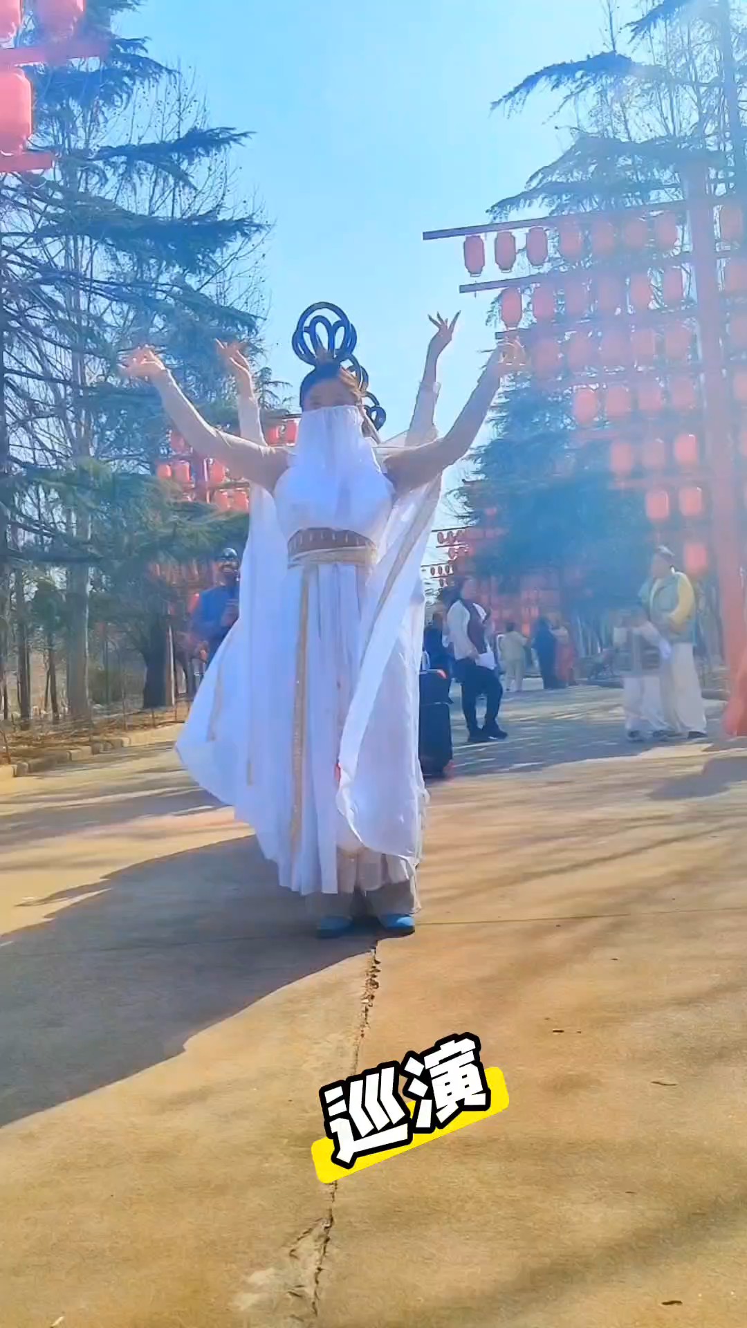 景区流动巡演（大年初五拍摄于武侠欢乐城）