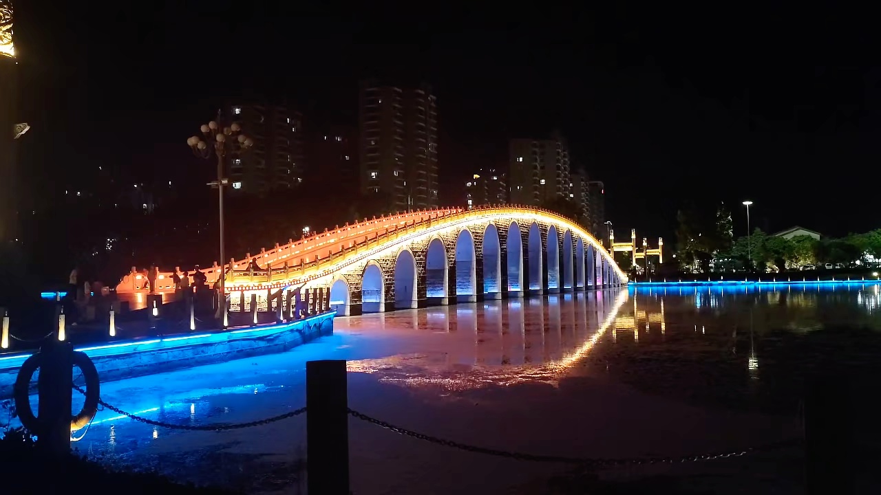 一眼万年，泰安夜色美如画.摄影凤凰