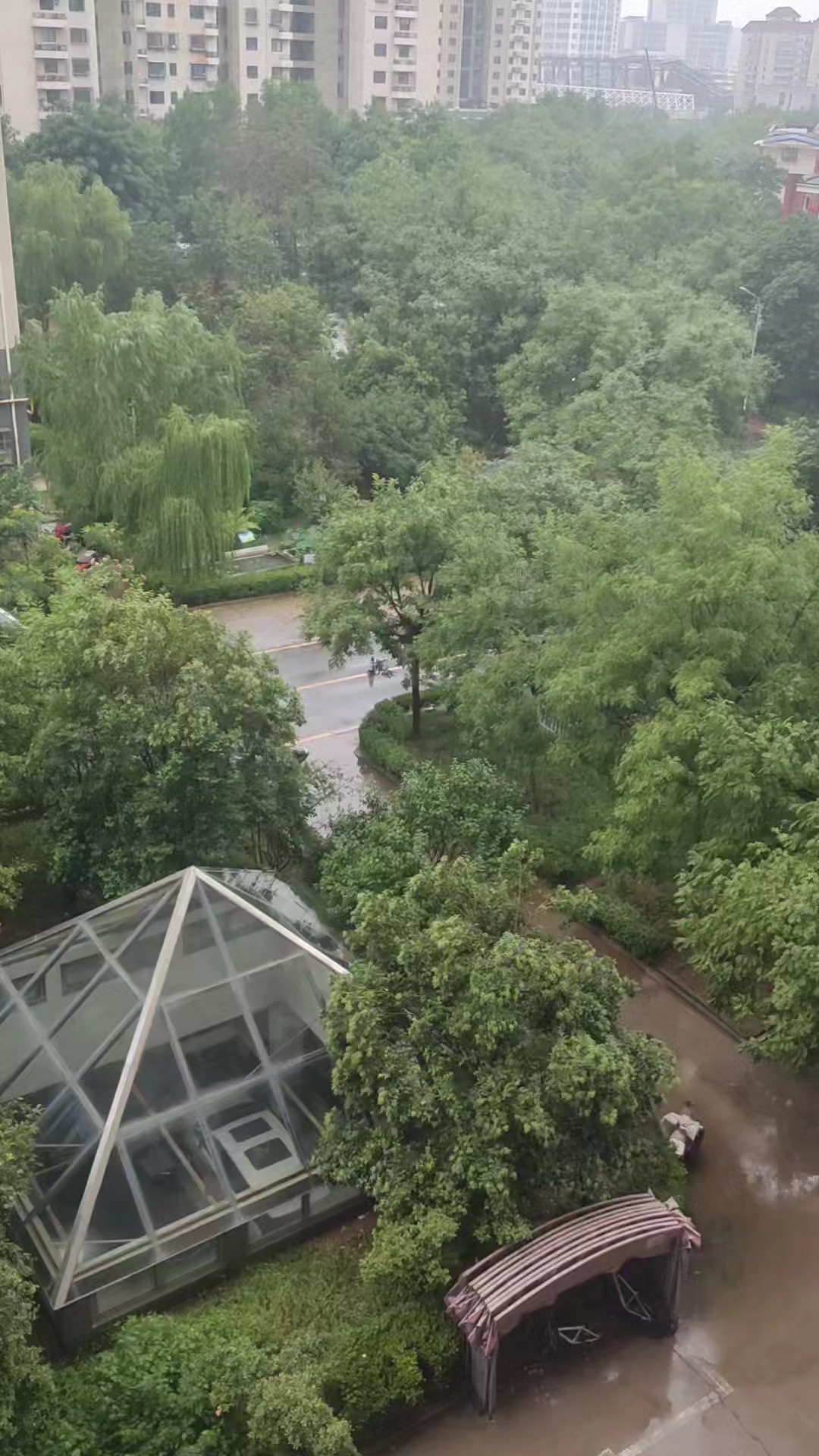 初秋的雨细润绵长，与城乡而言，还是可以接受的，一场秋雨一场寒