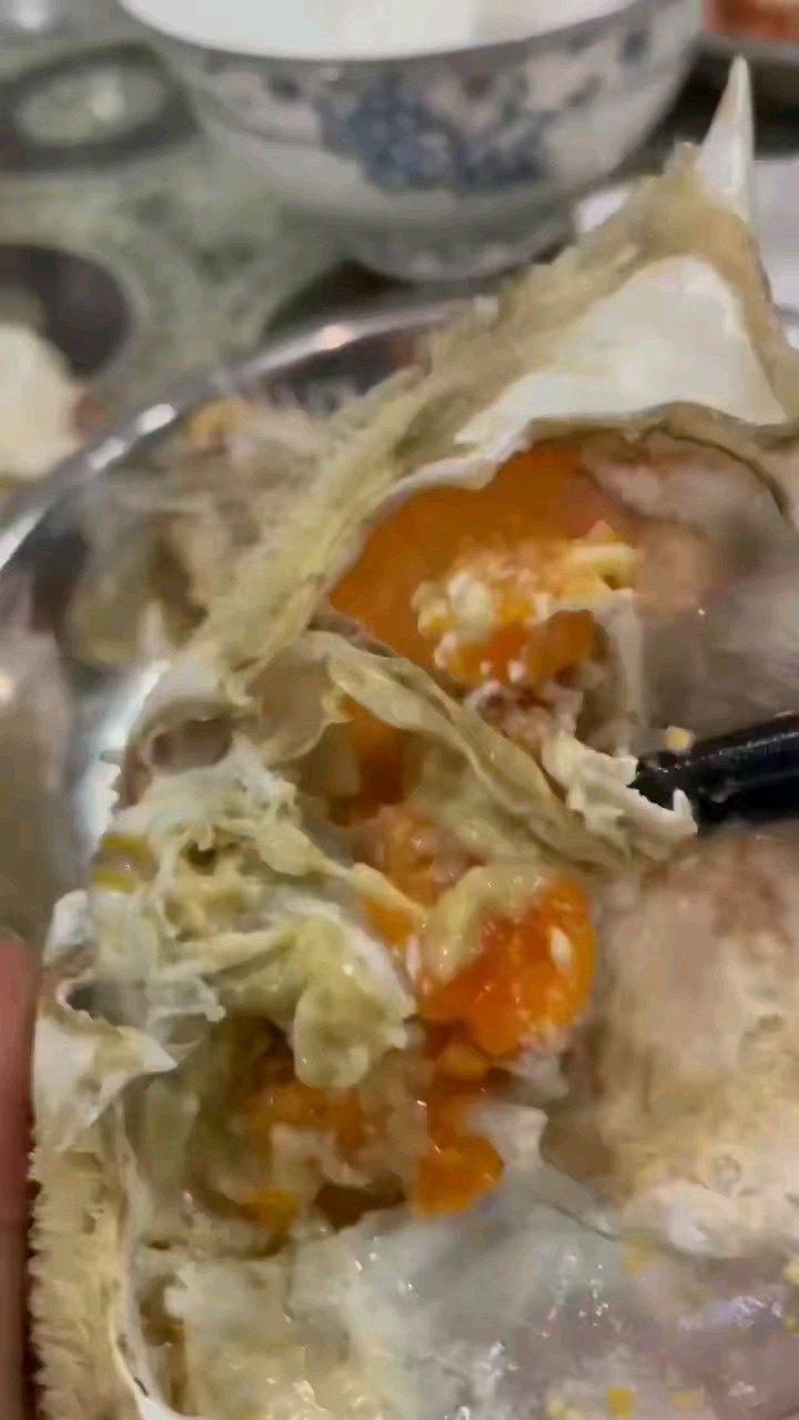 长岛梭子蟹虽然贵点，但物以稀为贵嘛，满盖肥也是值当的