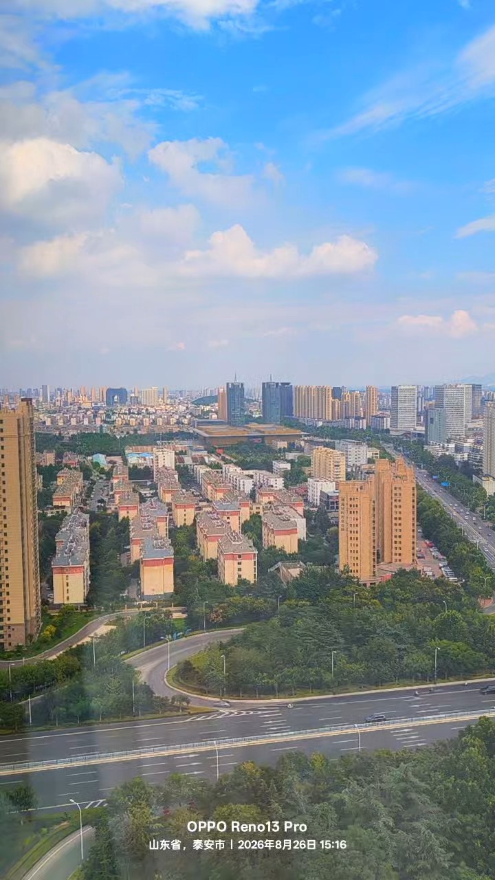 我的城市特别美.蓝蓝的天空白云飞