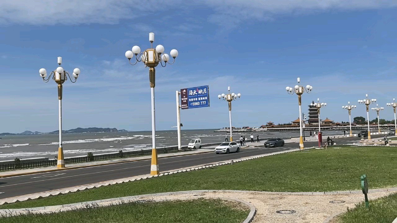 昨天下午落风之后的仙境海滨路，景色依然美得让人窒息
