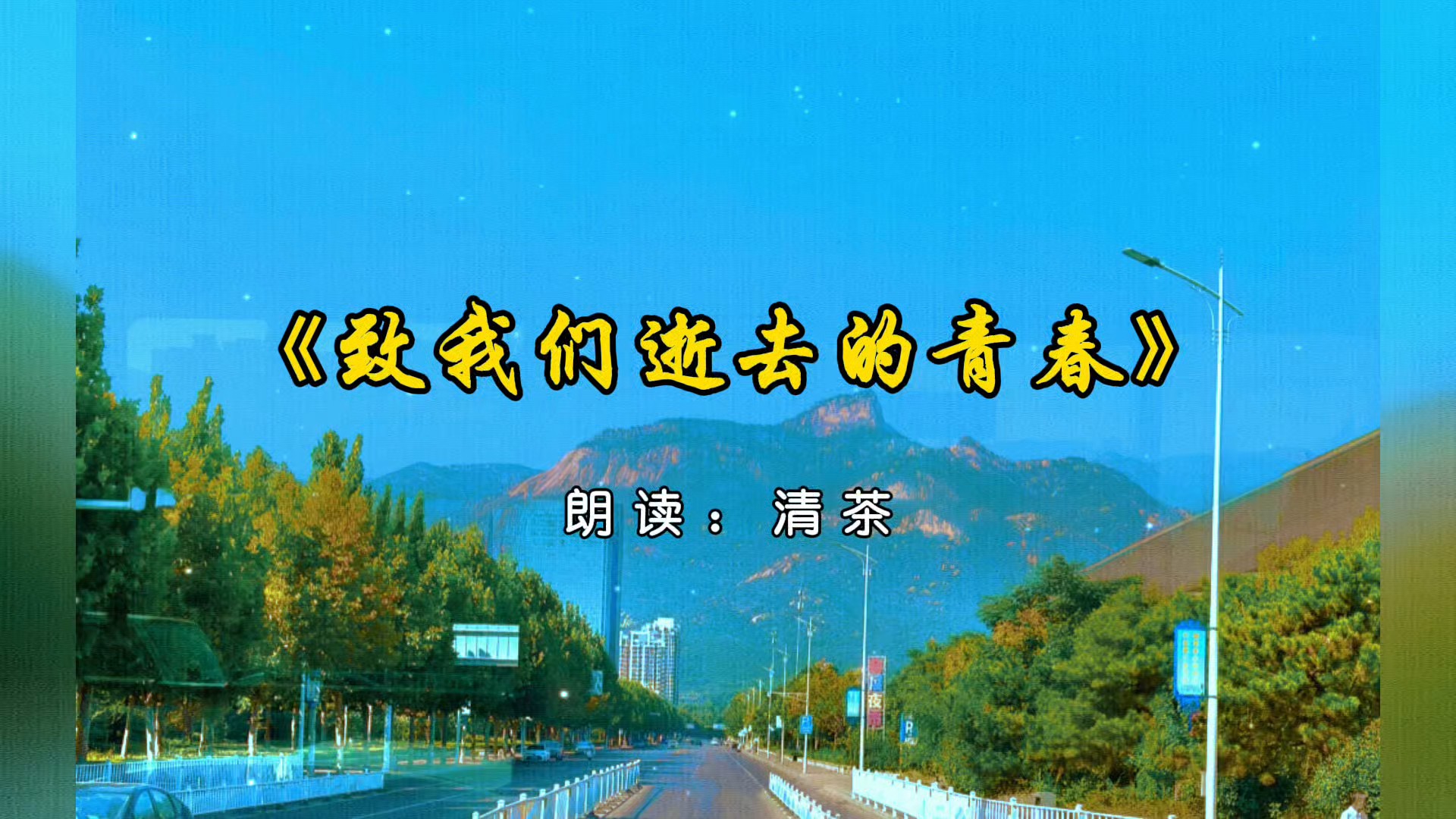 致我们远去的青春