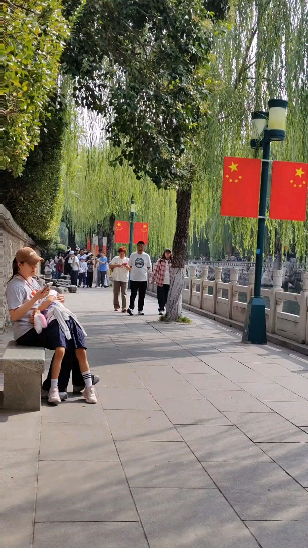 中秋国庆，节日中的黑虎泉。