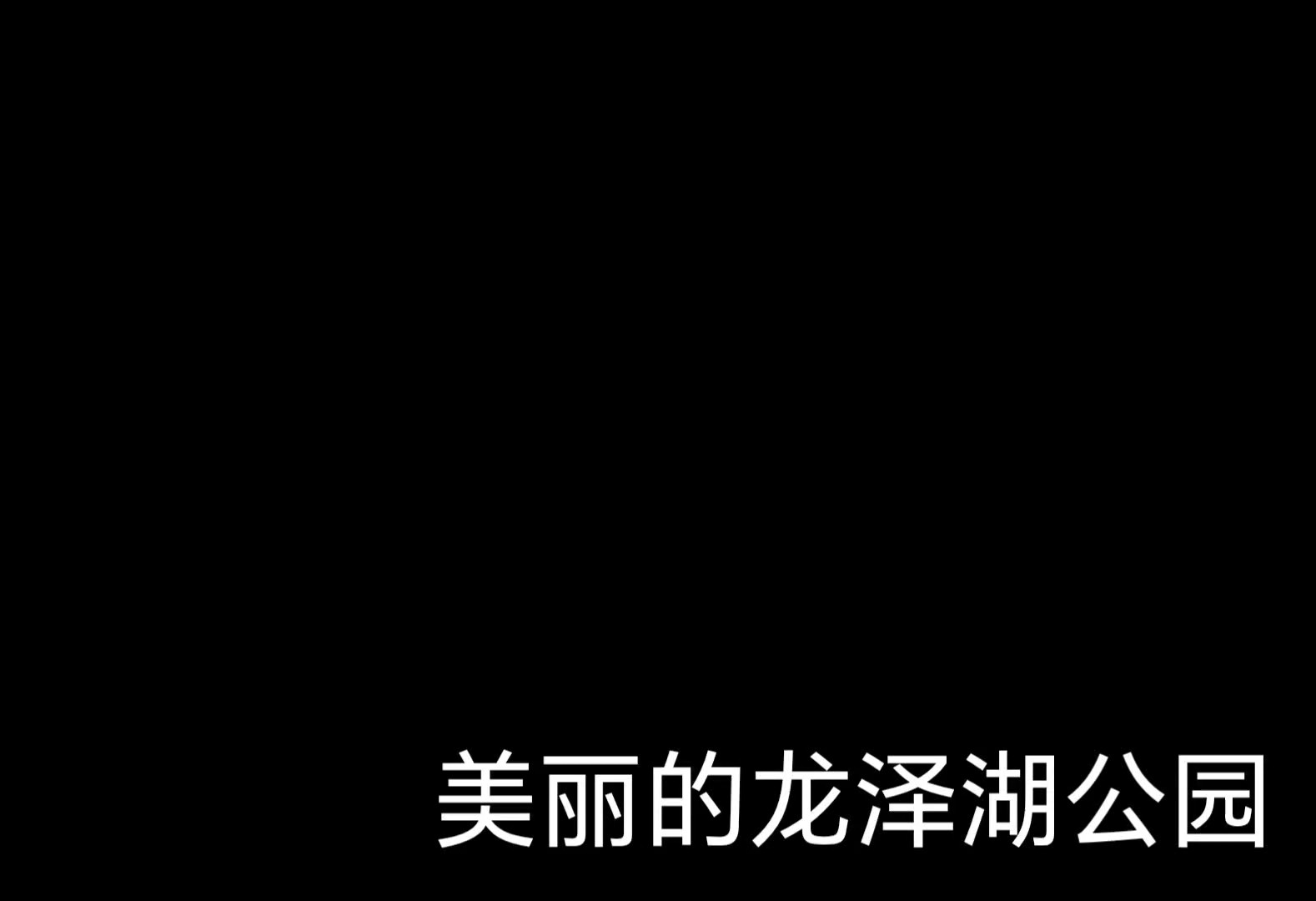 美丽的龙泽湖公园
