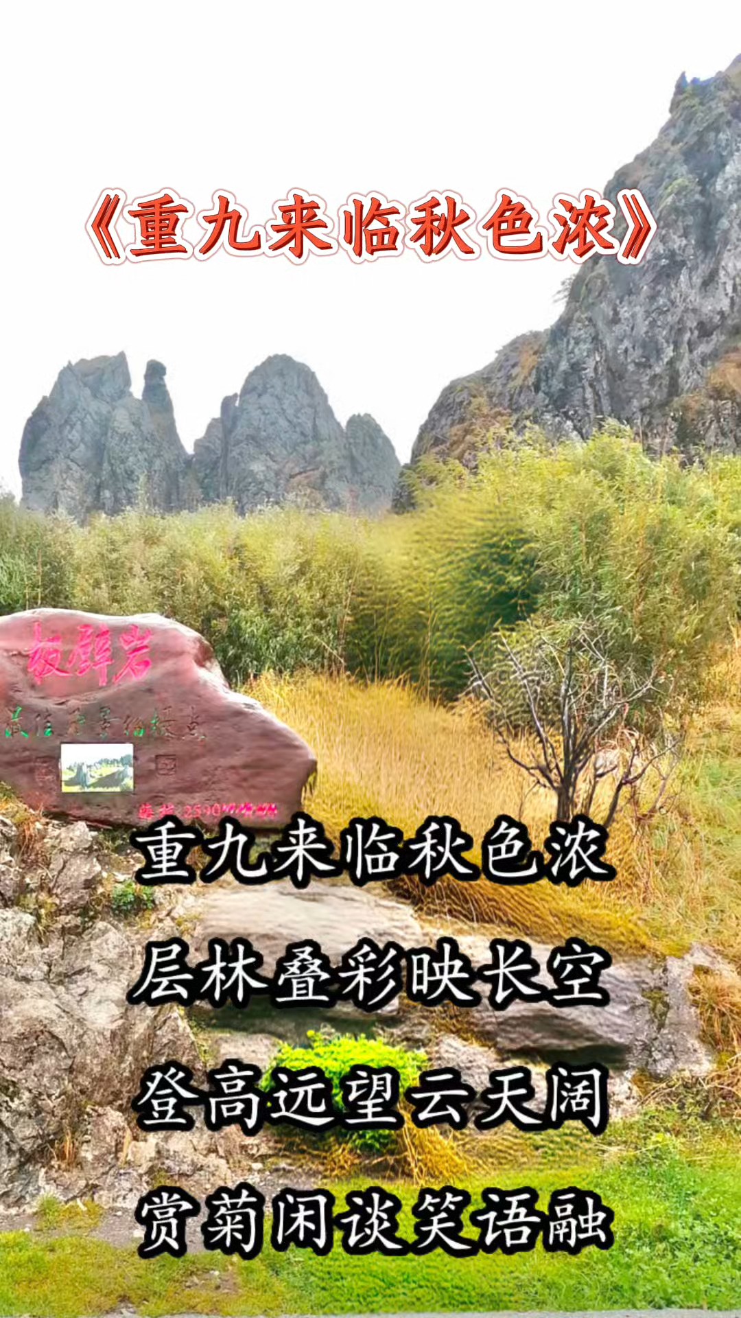 重阳来临秋色浓