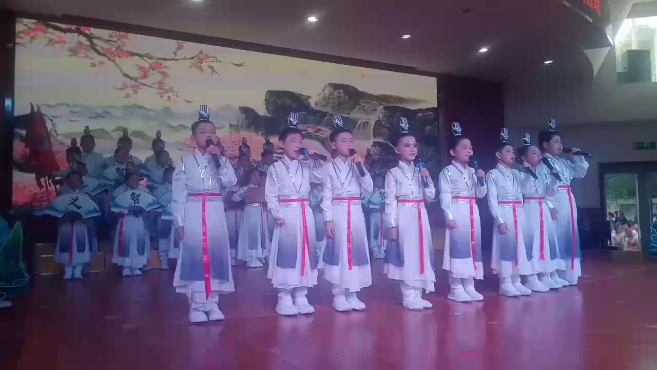 齐文化进校园，诗意朗读润心田（拍摄：石磊）
