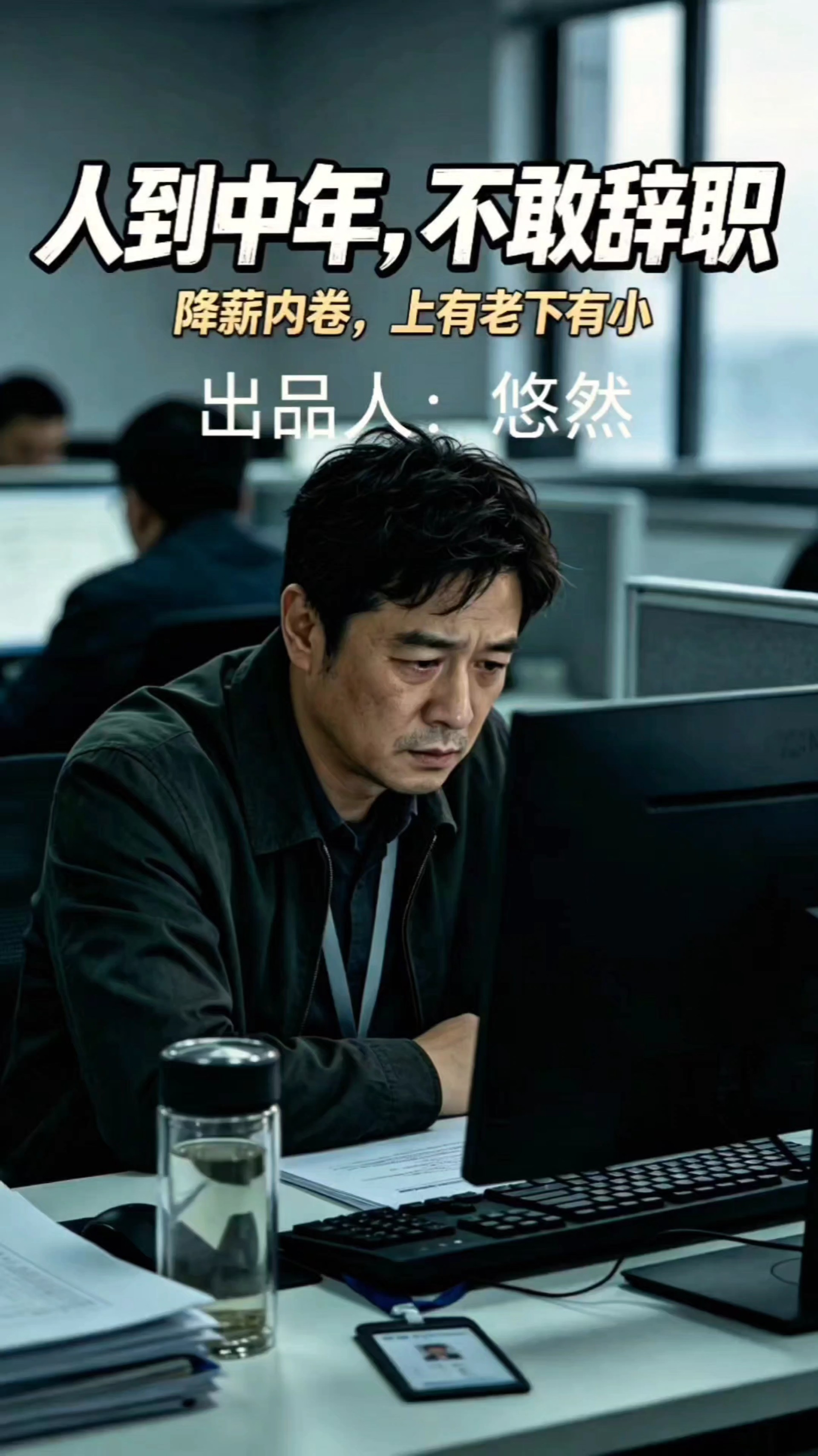 人到中年  不敢辞职