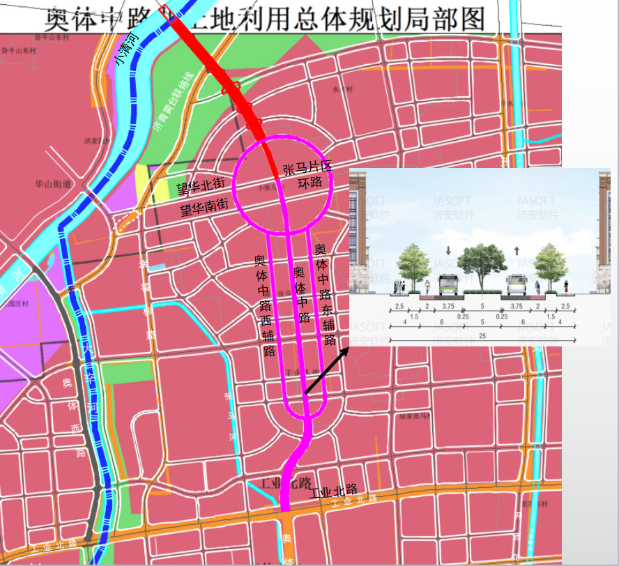 华山景观大道规划图片