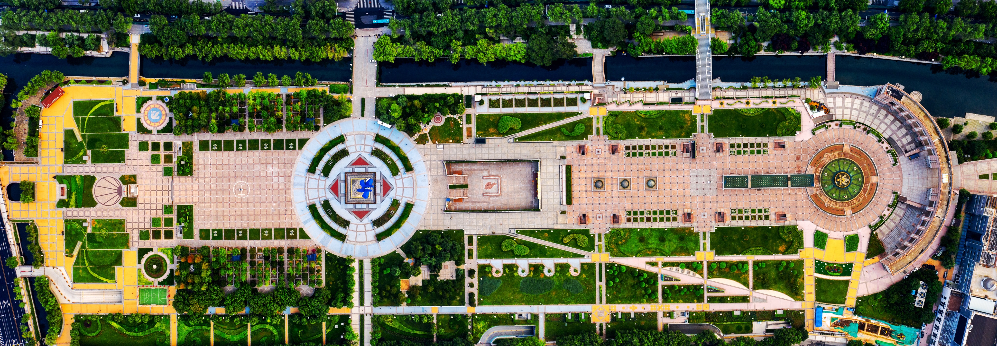 瞰齐鲁不一样的视觉瞰泉城广场周边风光无限好