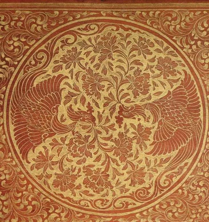 古代丝绸花纹图片